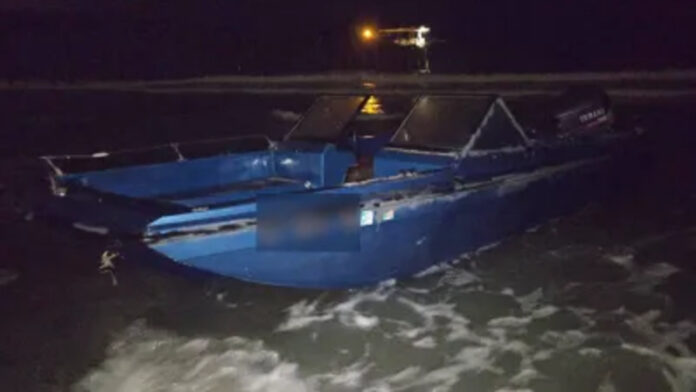 PHOTO: San Diego Sector U.S. Border Patrol | The South Pasadenan | Boat seized by Border Patrol in smuggling attempt.