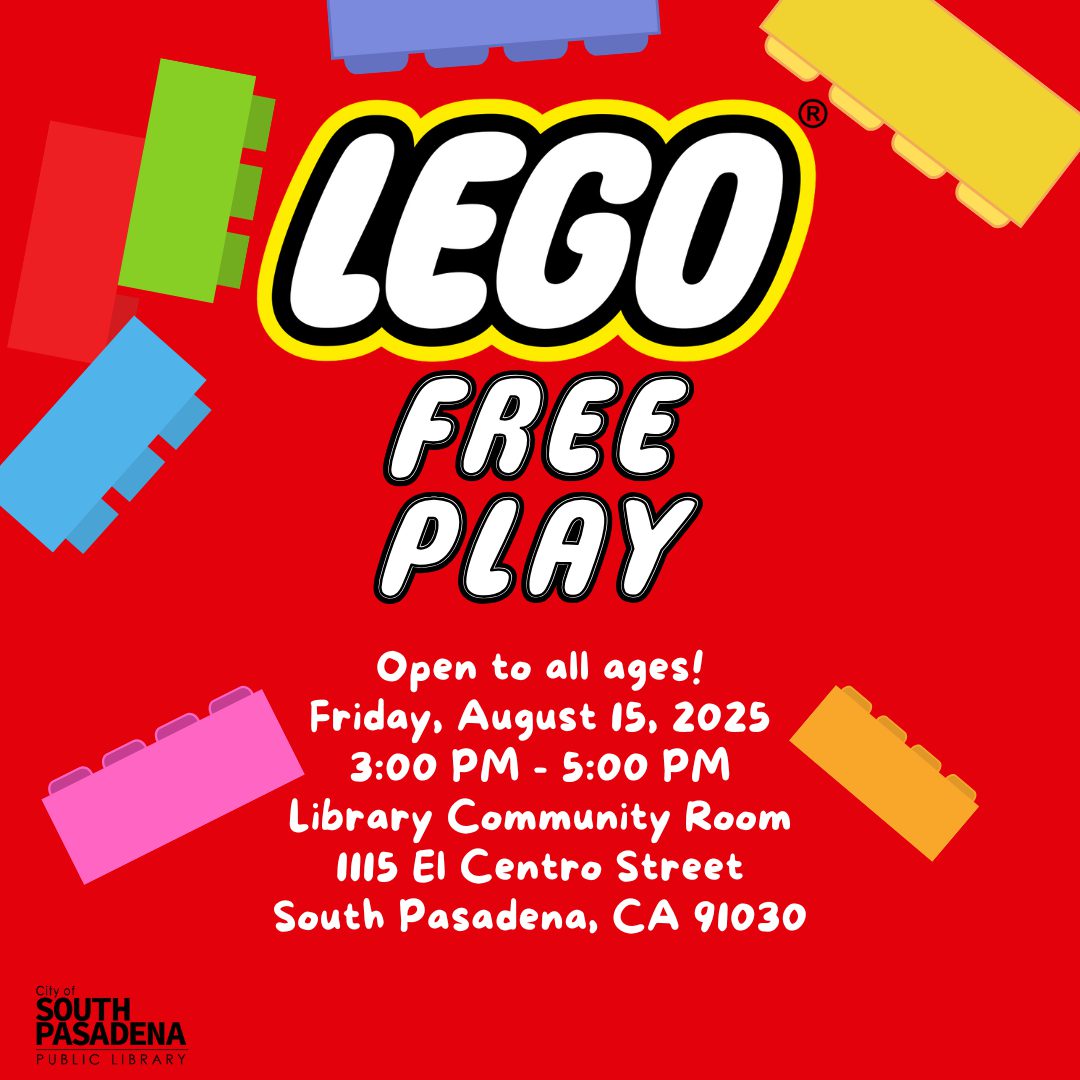 | The South Pasadenan | South Pasadena News PHOTO: South Pasadena Public Library | The South Pasadenan | August 2025 Events