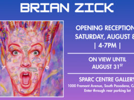 Graphic: SPARC | The South Pasadenan | Opening reception of Brian Zick