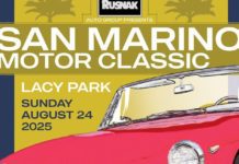 PHOTO: San Marino Motor Classic | The South Pasadenan | San Marino Motor Classic 2025 Returns to Lacy Park with World-Class Cars, Gala, and Art