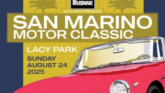 PHOTO: San Marino Motor Classic | The South Pasadenan | San Marino Motor Classic 2025 Returns to Lacy Park with World-Class Cars, Gala, and Art