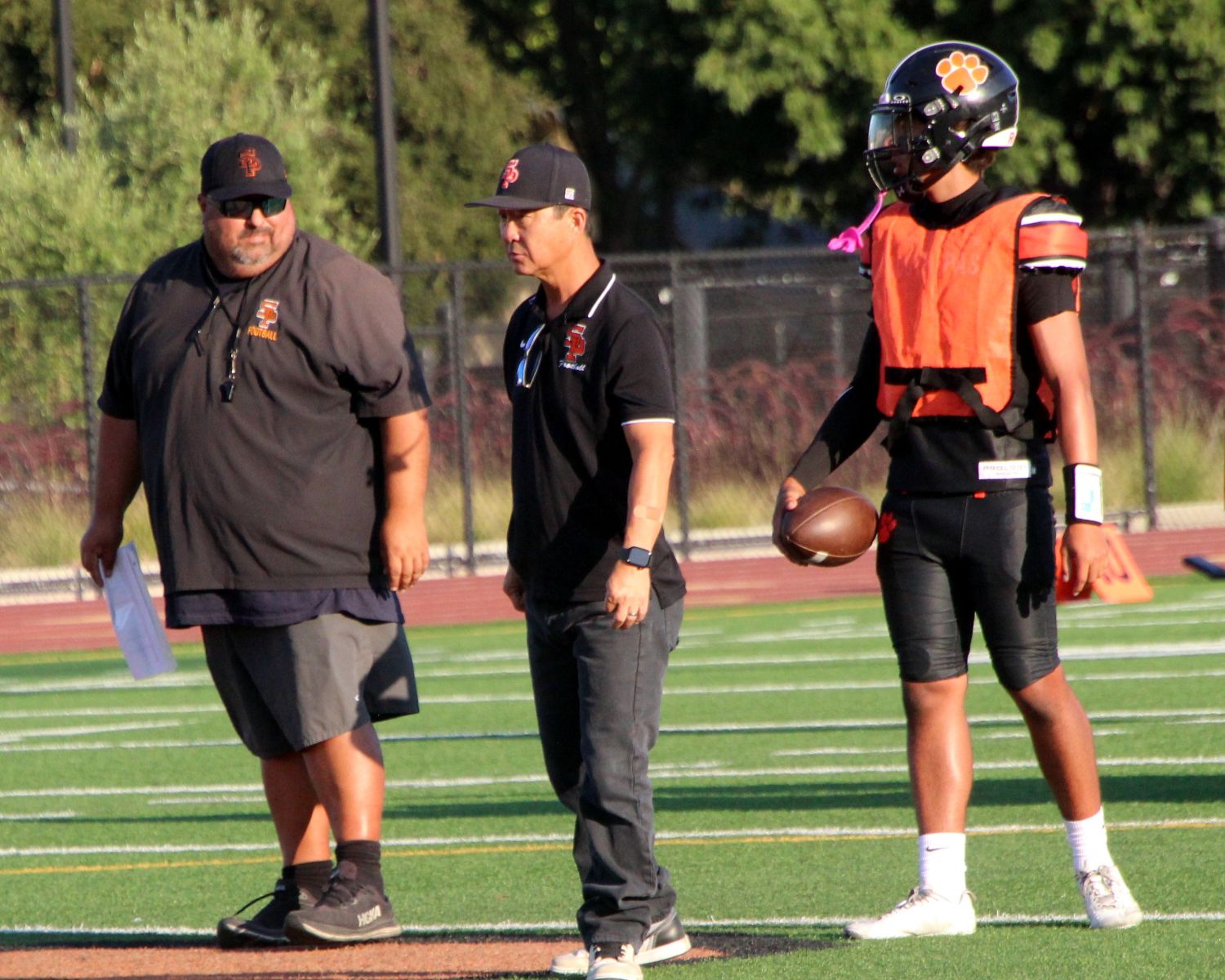 Photos by Henk Friezer | The South Pasadenan | South Pasadena High held a scrimmage last Friday night against San Gabriel in preparation to its season opener against visiting El Segundo. Non-league action gets underway on Friday, August 22, at 7 p.m.