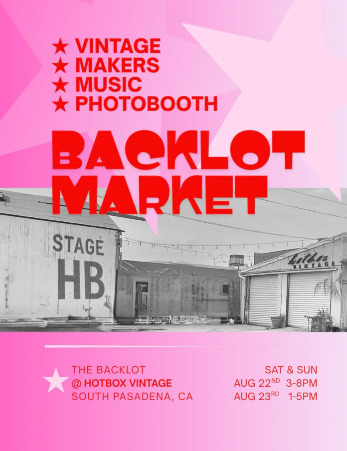 PHOTO: Hotbox Vintage | The South Pasadenan | Backlot Vintage Market at South Pasadena Arts Crawl