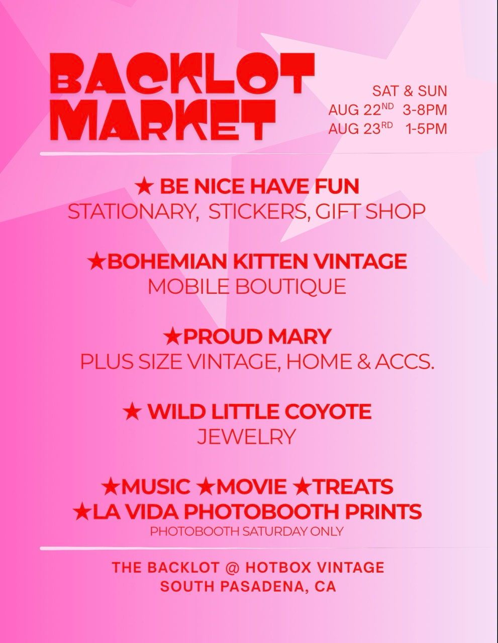 | The South Pasadenan | South Pasadena News PHOTO: Hotbox Vintage | The South Pasadenan | Backlot Vintage Market at South Pasadena Arts Crawl