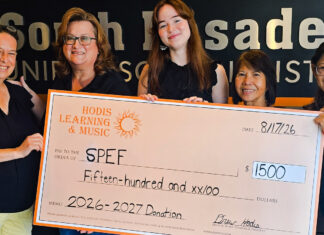 Hodis Learning & Music Donates $1,500 to South Pasadena Educational Foundation PHOTO: Hodis Learning and Music | The South Pasadenan | Hodis Learning & Music Donates $1,500 to SPEF