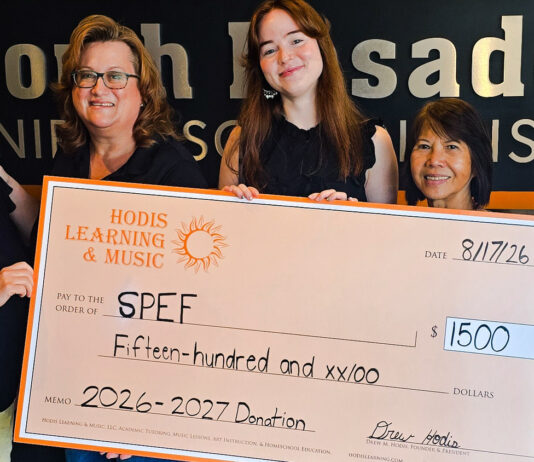 PHOTO: Hodis Learning and Music | The South Pasadenan | Hodis Learning & Music Donates $1,500 to SPEF