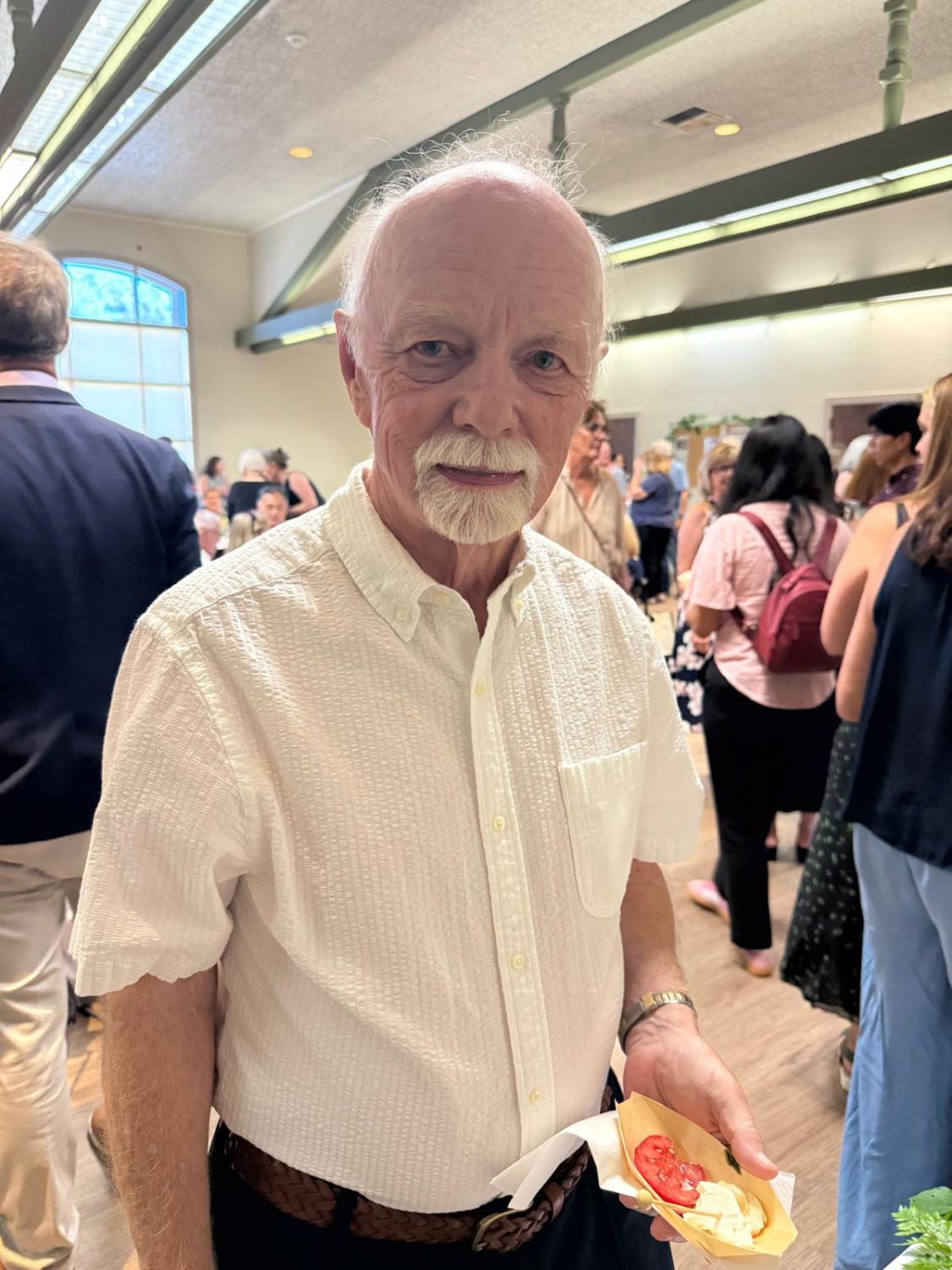 Photo: Esteban Lopez | The South Pasadenan | Larry McGrail at the 4th annual Champions Awards in the South Pasadena Senior Center