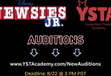 PHOTO: Young Stars Theatre Academy | The South Pasadenan | Newsies Jr. Auditions Reopened