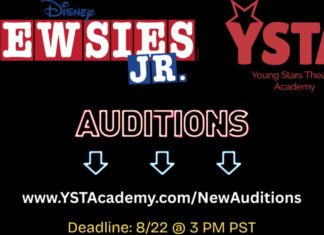 Auditions for Newsies Jr. at Fremont Center Theatre Re-Opened! | Young Stars Theatre Academy PHOTO: Young Stars Theatre Academy | The South Pasadenan | Newsies Jr. Auditions Reopened