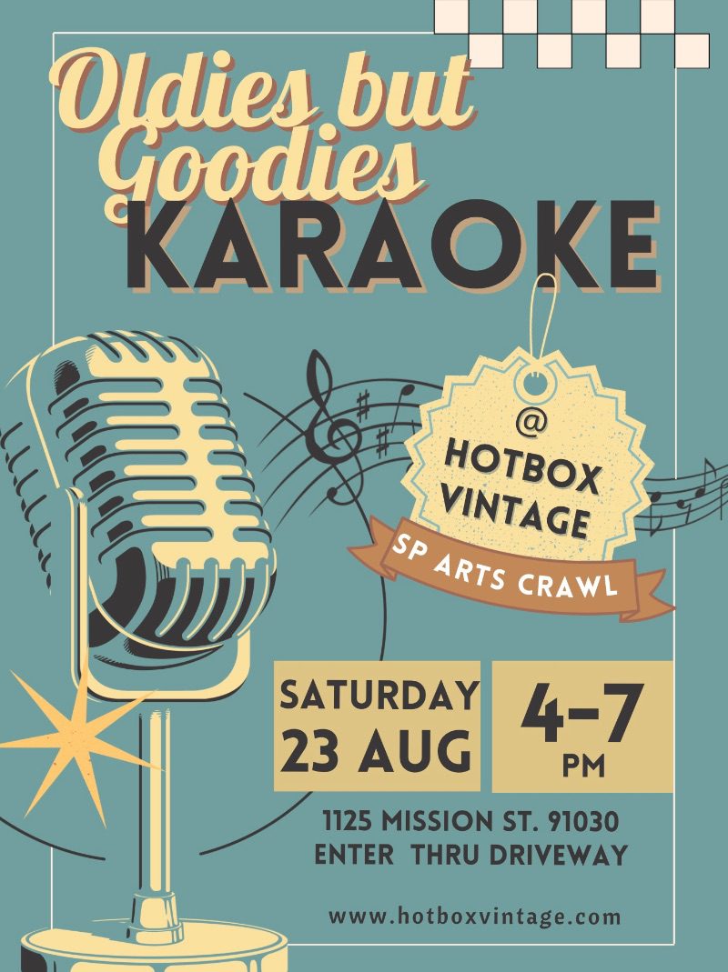 PHOTO: Hotbox Vintage | The South Pasadenan | Oldies but Goodies Karaoke
