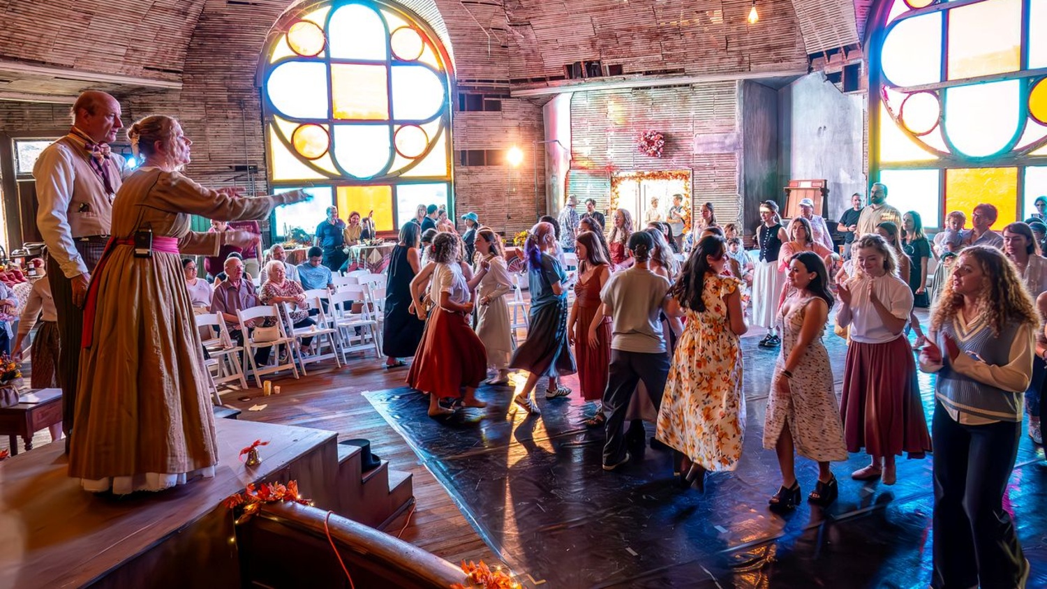 | The South Pasadenan | South Pasadena News PHOTO: Edie Tyebkhan, Melissa O'Gara | The South Pasadenan | LWB Guests and Cast Dance Together in the Stained-Glass Hall