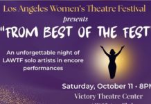 PHOTO: Los Angeles Women's Theatre Festival | The South Pasadenan | Los Angeles Women’s Theatre Festival Brings From Best of the Fest to Victory Theatre Center, Oct. 11