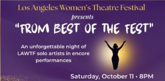 PHOTO: Los Angeles Women's Theatre Festival | The South Pasadenan | Los Angeles Women’s Theatre Festival Brings From Best of the Fest to Victory Theatre Center, Oct. 11