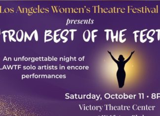 L.A. Women’s Theatre Festival Brings From Best of the Fest to Victory Theatre Center, Oct. 11 PHOTO: Los Angeles Women's Theatre Festival | The South Pasadenan | Los Angeles Women’s Theatre Festival Brings From Best of the Fest to Victory Theatre Center, Oct. 11