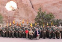 Young Marines from Azusa Honor World War II Navajo Code Talkers in Arizona PHOTO: YoungMarines.org | The South Pasadenan | Each year, Young Marines from across the country travel to Window Rock, Arizona to honor World War II heroes, the Navajo Code Talkers and their families. The Southland Young Marines from Azusa, California were among those who participated in the ceremonies.