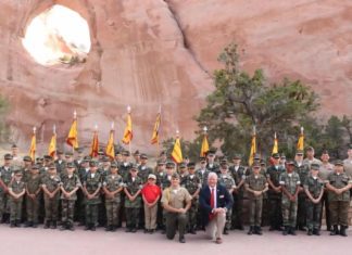Young Marines from Azusa Honor World War II Navajo Code Talkers in Arizona PHOTO: YoungMarines.org | The South Pasadenan | Each year, Young Marines from across the country travel to Window Rock, Arizona to honor World War II heroes, the Navajo Code Talkers and their families. The Southland Young Marines from Azusa, California were among those who participated in the ceremonies.
