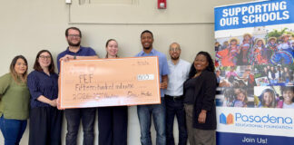 Hodis Learning & Music Donates $1,500 to Pasadena Educational Foundation PHOTO: HLM | The South Pasadenan | Hodis Learning & Music Donates $1,500 to Pasadena Educational Foundation