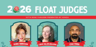 PHOTO: Pasadena Tournament of Roses | The South Pasadenan | 2026 Rose Float Judges Announced