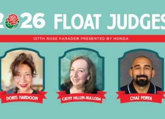PHOTO: Pasadena Tournament of Roses | The South Pasadenan | 2026 Rose Float Judges Announced