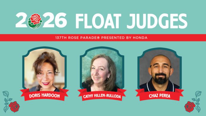 PHOTO: Pasadena Tournament of Roses | The South Pasadenan | 2026 Rose Float Judges Announced