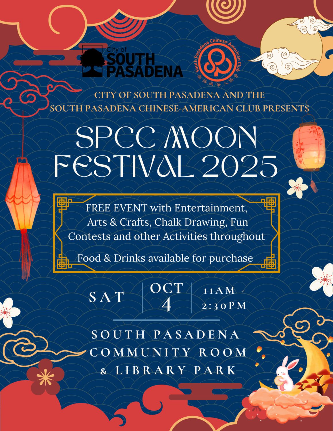 | The South Pasadenan | South Pasadena News PHOTO: SPCC | The South Pasadenan | SPCC Moon Festival returns to Library Park Oct. 4