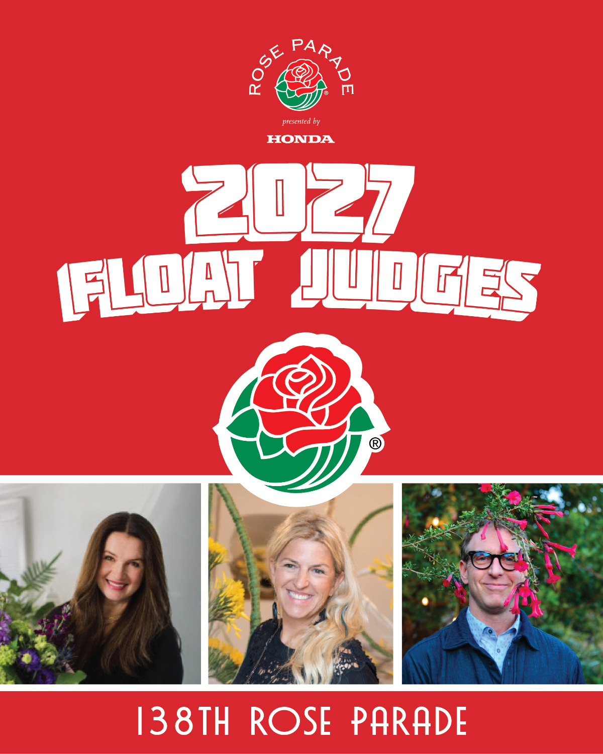 | The South Pasadenan | South Pasadena News PHOTO: Pasadena Tournament of Roses | The South Pasadenan | Tournament of Roses Announces 2027 Float Awards Judges