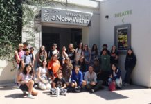 PHOTO: SPMS students visit A Noise Within Theatre in Pasadena. (Photo Courtesy of Schuyler Mastain)