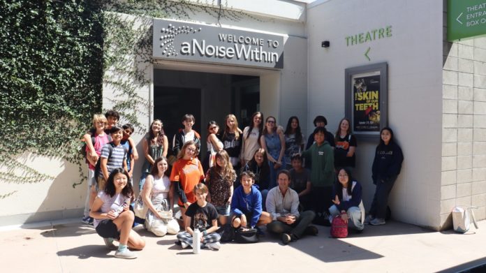 PHOTO: SPMS students visit A Noise Within Theatre in Pasadena. (Photo Courtesy of Schuyler Mastain)