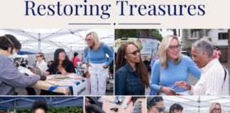 PHOTO: Kathryn Barger | The South Pasadenan | Altadena Conservation Clinic Helps Restore Treasured Items Lost in Eaton Fire