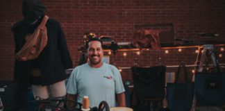 ‘Too Hot To Be Poor’: Hotbox Vintage Transforms Into a Night Market of Art, Music & Creative Energy PHOTO: Vanessa Van Valkenberg | Hotbox Vintage Event: 'Too Hot to be Poor' | Jorge Rodriguez – Ferni Pack custom leather totes, backpacks, crossbodys (@chavobags)