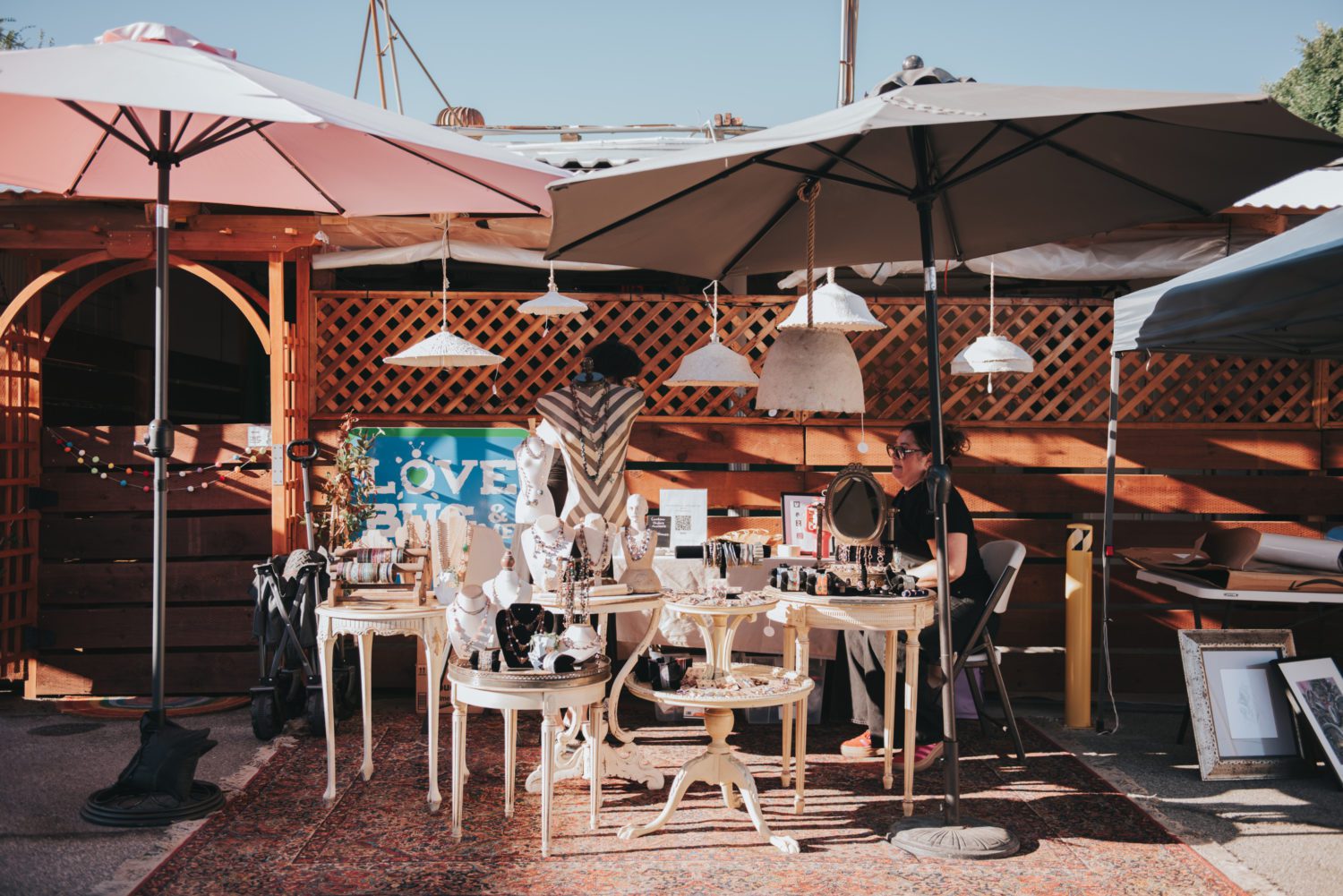 | The South Pasadenan | South Pasadena News PHOTO: Vanessa Van Valkenberg | Hotbox Vintage Event:'Too Hot to be Poor' | Jorge Rodriguez – Ferni Pack custom leather totes, backpacks, crossbodys (@chavobags)