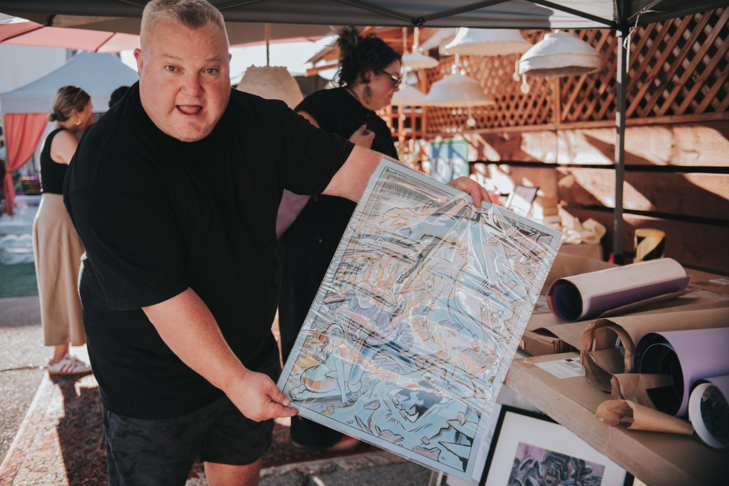 | The South Pasadenan | South Pasadena News PHOTO: Hotbox Vintage | The South Pasadenan | Too Hot To Be Poor: Hotbox Vintage Transforms Into a Night Market of Art, Music, and Creative Energy