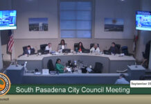 Sep. 22 City Council Meeting | Library Celebrates 120 Years as City Takes Helm of Holiday Lighting Ceremony Screencap: City Council Sep. 22 Meeting | The South Pasadenan