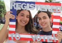 PHOTO: SPUSD | The South Pasadenan | SPHS students registered to vote during the annual voter registration drive from September 21-25, 2026