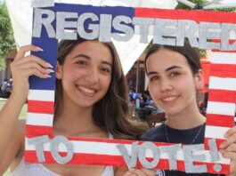 PHOTO: SPUSD | The South Pasadenan | SPHS students registered to vote during the annual voter registration drive from September 21-25, 2026