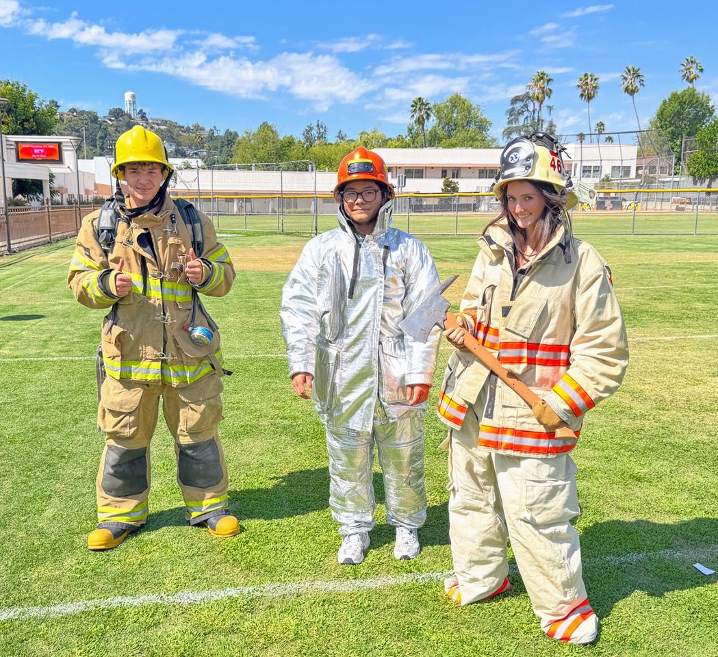 | The South Pasadenan | South Pasadena News PHOTO: SPUSD | The South Pasadenan | SPHS students take part in emergency services exercises during their PCC Fire Technology course at the high school