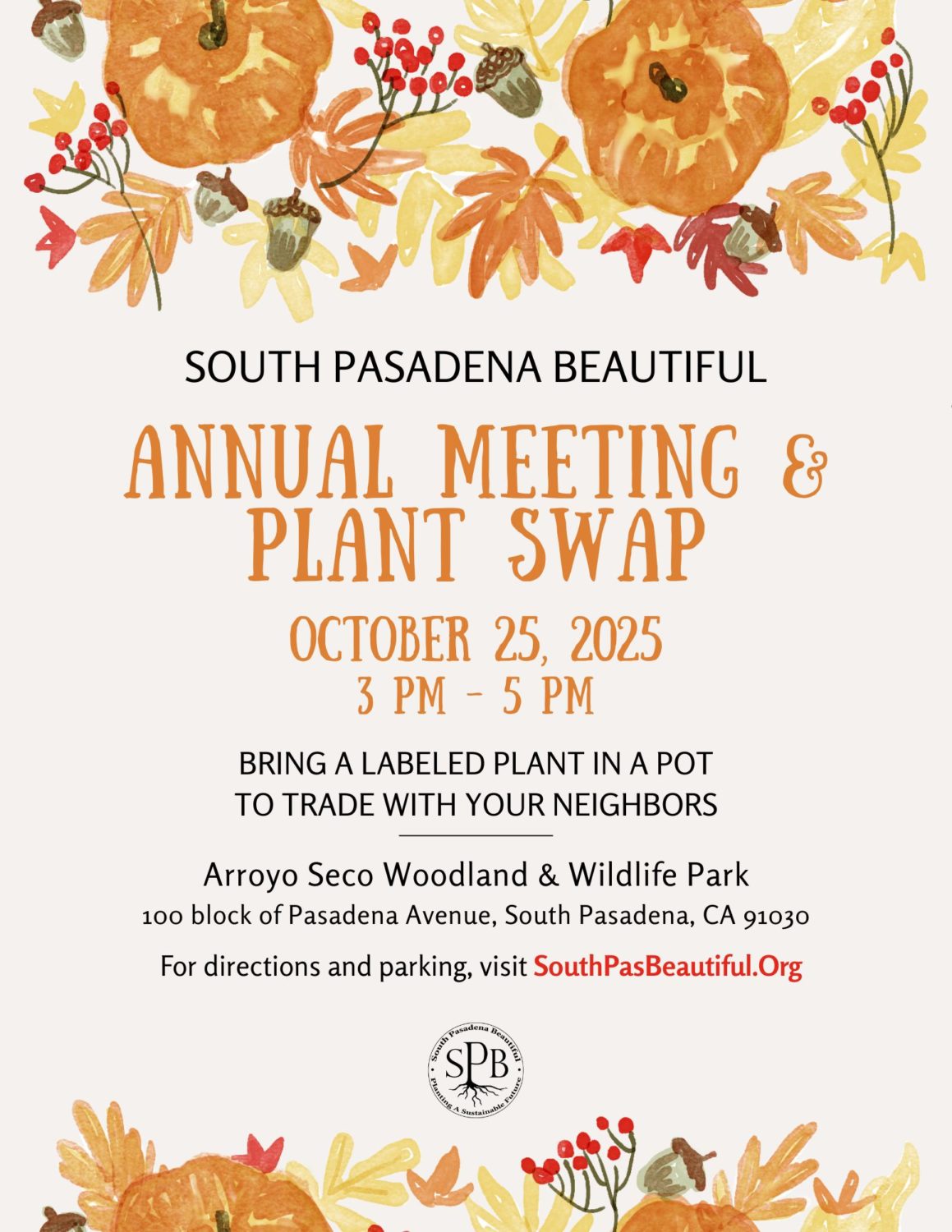PHOTO: South Pasadena Beautiful | The South Pasadenan | Annual Meeting