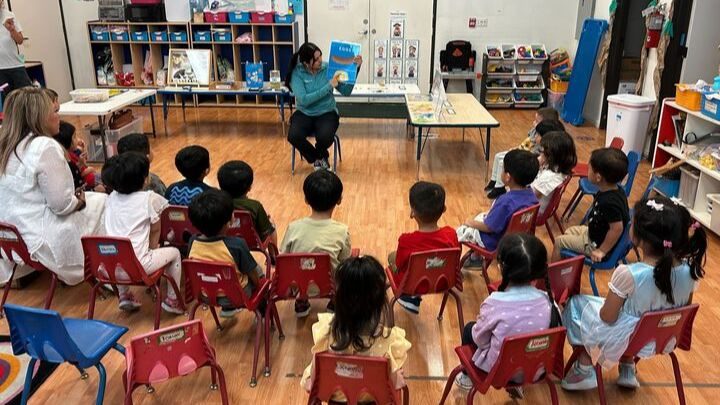 | The South Pasadenan | South Pasadena News Image of a Communications Outreach Assistant leading a Little Champions Preschool Program in Alhambra.