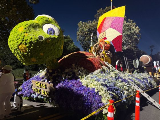PHOTO: Ed Donnelly SPTOR President 2025 | South Pasadena Rose Parade Float Winner of the 'Fantasy Award'