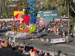 PHOTO: Andy Ketsdever | The South Pasadenan | Rose Parade 2025 South Pasadena 'Seas The Day' Float Winner of the 'Fantasy Award' at the 136th Tournament of Roses Parade in Pasadena, New Years Day