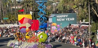 PHOTO: Andy Ketsdever | The South Pasadenan | Rose Parade 2025 South Pasadena 'Seas The Day' Float Winner of the 'Fantasy Award' at the 136th Tournament of Roses Parade in Pasadena, New Years Day