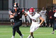 PHOTO: Henk Friezer | The South Pasadena News | South Pasadena High School Tigers Football win over La Cañada