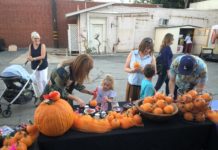Arts Crawl Halloween Pumpkin Decorating at Hotbox Vintage! Today 3~9 Arts Crawl Pumpkin Decorating at Hotbox Vintage in the back-lot 1127 Mission Street! 3~9 While supplies last!