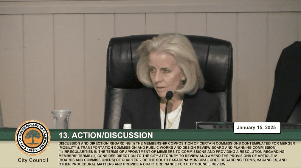 | The South Pasadenan | South Pasadena News South Pasadena City Council Meeting | South Pasadena News | City Mayor Janet Braun | Discussion and Path-Finding for how to update and make efficient the South Pasadena Public Commissions