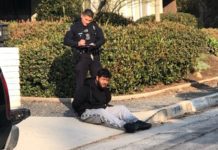 Burglary Suspect Arrested | Arroyo Dr. & Hermosa – Yard Worker’s Called Police PHOTO: Curt H. | South Pasadena News | South Pasadena Police Department (SPPD) catch and arrest suspect for burglary Tuesday afternoon. Suspect posing as yard worker.