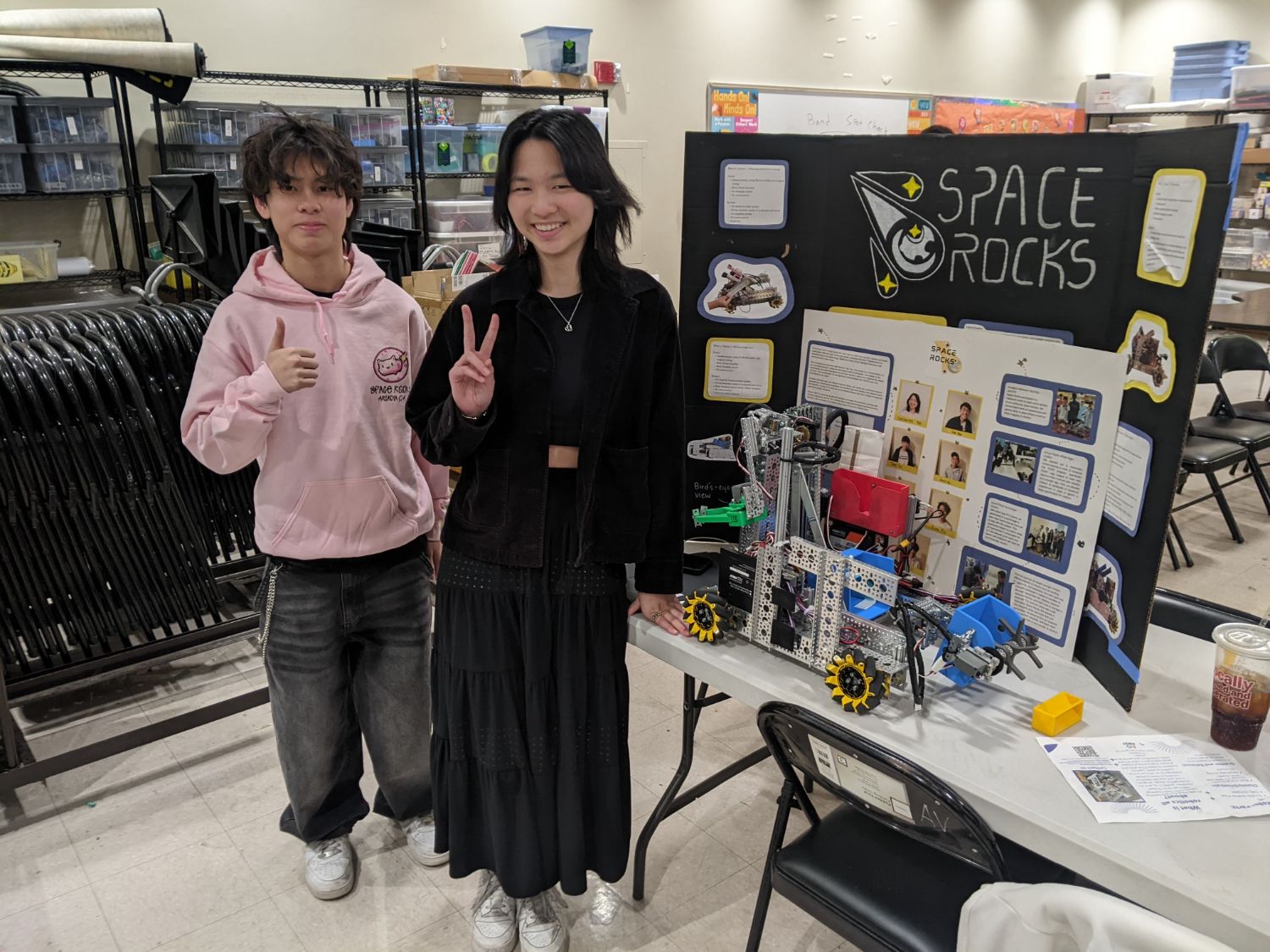 | The South Pasadenan | South Pasadena News Arroyo Vista Elementary South Pasadena AV STEM Night 2025: Catherine P and Ivan L are SPHS volunteers presenting on behalf of their competitive robotics team.