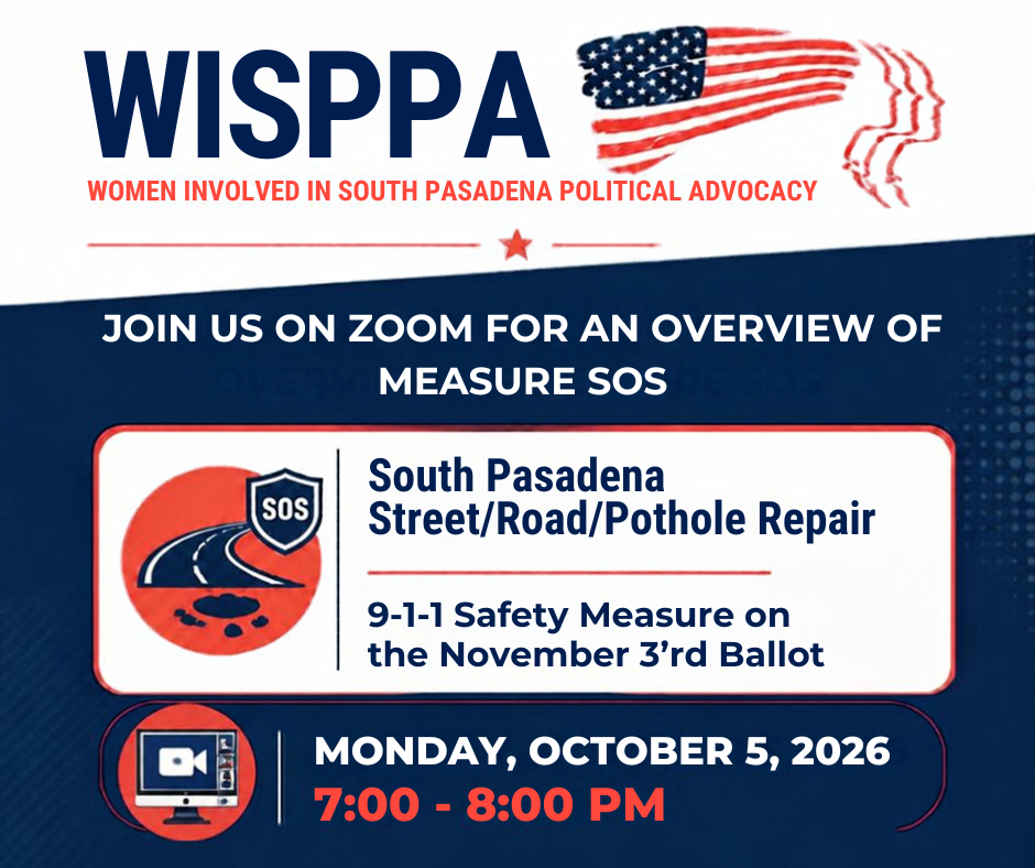 PHOTO: WISPPA | The South Pasadenan | Meeting about Overview of Measure SOS