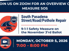 PHOTO: WISPPA | The South Pasadenan | Meeting about Overview of Measure SOS