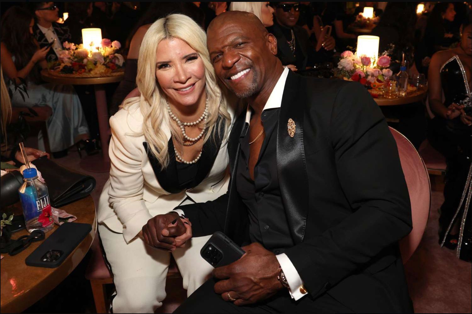 PHOTO: Provided by REBECCA CREWS | Rebecca & Terry Crews at The Grammy Awards