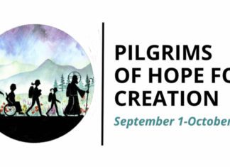 PHOTO: Pilgrimages of Hope for Creation | The South Pasadenan | Catholic Students Lead “Hope for Creation” Pilgrimage to Eaton Fire Site, Calling for Climate Action & Community Support